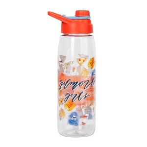 Silver Buffalo Gilmore Girls Watercolor Pattern Icons Water Bottle | Holds 28 Ounces - 1 of 4