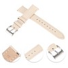 Unique Bargains Women's Men's Cowhide Watch Bands 18mm White 1 Pc - 3 of 4