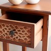 Ernest End Table - AMH4080A - Dark Brown - Safavieh Couture - 2 of 4