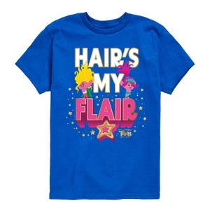 Boys' - Trolls - Hairs My Flair Poppy and Viva Short Sleeve Graphic T-Shirt - 1 of 4