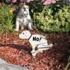 Design Toscano No Pausing Pooch Lawn Stake Sign: Medium - 2 of 4