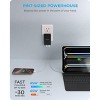 iHome 45W Ultra Slim Wall Charger, Dual USB-C Ports, GaN Technology, Folding Prongs, Travel Friendly, ETL Certified, Black - 3 of 4