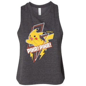 Women's - Pokémon - Pika! Pika! Graphic Racerback Tank - 1 of 3