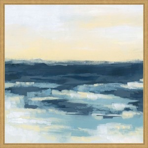 Amanti Art Golden Surf I by June Erica Vess Framed Canvas Wall Art - 1 of 4