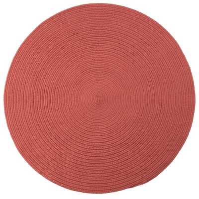 Colonial Mills Tortuga Braided Rug, Terracotta 7x7, Round Shape