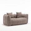 CAVINAS Chenille Bean Bag Chair,Square Lazy Floor Sofa Chair with High Resilience Memory Foam,Cozy Lounge Chair for Living Room - 4 of 4