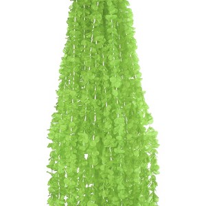 Unique Bargains Fake Vine Garland Flower Silk Artificial Flower for Home 39.37'' Length - 1 of 4