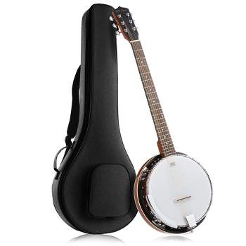 Jameson Guitars 6-String Banjo with 24 Brackets and Closed Solid Back