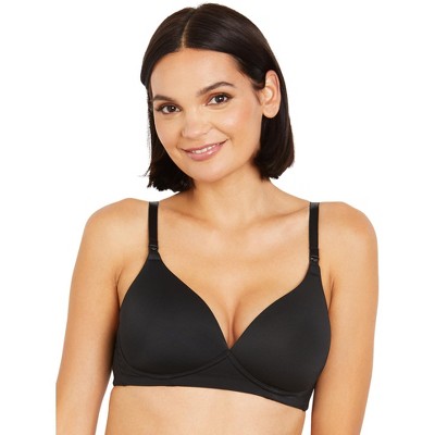 Wire Free for Average Size Figure Types in 36B Bra Size D Cup Sizes Nude by  Leading Lady Comfort Strap and Contour Bras