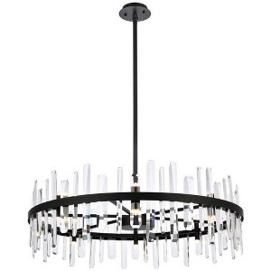 Elegant Lighting Serena 16 - Light Chandelier in  Black - 1 of 4