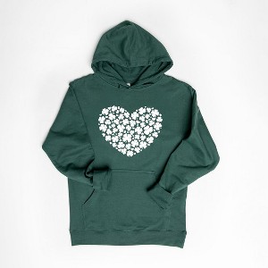 Simply Sage Market Women's Graphic Hoodie Shamrock Heart - 1 of 3