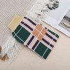 Unique Bargains Geometric Thread Style Shower Gloves for Bathroom 9.45"x5.12" Green 1 Pc - 3 of 3