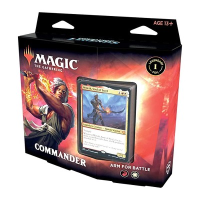 Magic The Gathering Magic: The Gathering Commander Legends Commander Deck  Arm for Battle | 100 Card Ready-to-Play Deck | 1 Foil Commander |