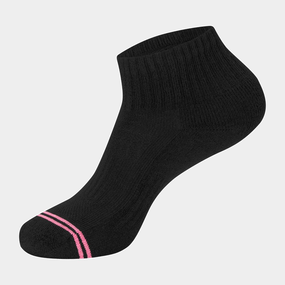 Hanes Premium Women's 6pk Cool Comfort Cushioned Ankle Socks - thumbnail 4