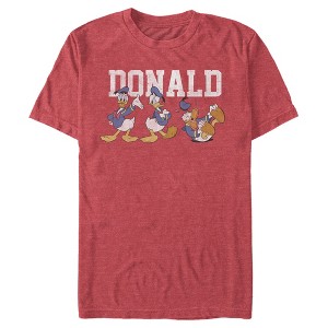 Men's Mickey & Friends Donald Duck Poses T-Shirt - 1 of 4