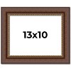 PosterPalooza | Photo Size Traditional Brown Picture Frame - UV Acrylic, Foam Board Backing, Hanging Hardware - 2 of 4