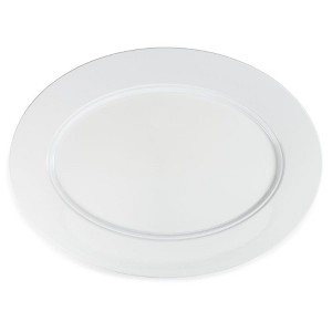 Q Home | Diamond 19" x 14" Melamine Oval Platter - 1 of 1