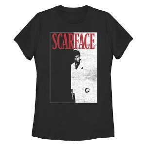 Women's Scarface Distressed Poster T-Shirt - 1 of 4