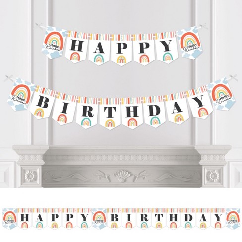 Rainbow Party Printables and decorations - My Party Design