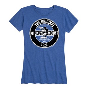 Women's - Disney - Mickey Mouse Original Badge Short Sleeve Graphic T-Shirt - 1 of 4
