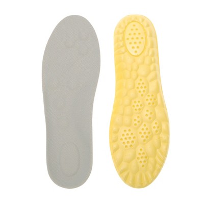 Unique Bargains Trim to Fit Shoe Inserts Fit Shoe White Blue 1 Pair