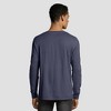 Hanes 1901 Men's Long Sleeve T-Shirt - Slate S