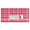 Avenie Pink Plaid Desk Mat -Deny Designs - 2 of 4