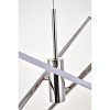 Elegant Lighting Sonya 3 Light Polished Nickel Pendant - 4 of 4