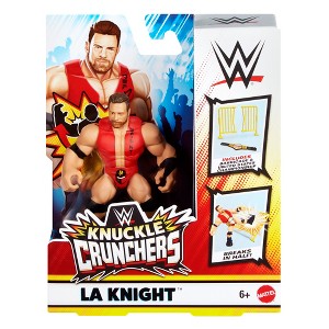 WWE Knuckle Crunchers 7 LA Knight Action Figure - 1 of 3