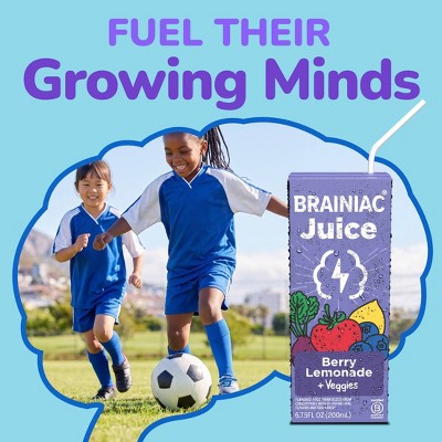 Brainiac Kids Berry Lemonade Juice Drink 8 pk/6.75 fl oz Boxes