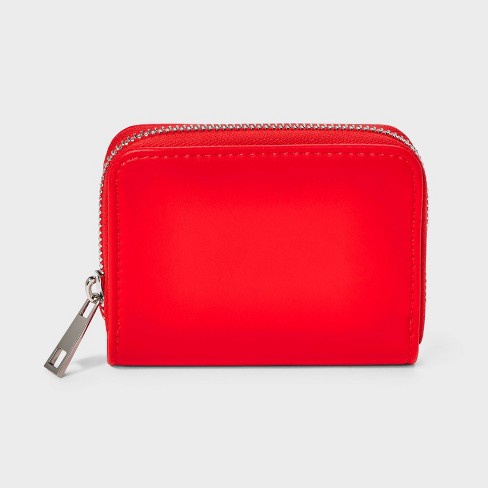 Small Zip Wallet A New Day Red