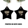 Purdue University Northwest Primary Logo StarShaped Porcelain Holiday Christmas Tree Ornament  3.1" - 2 of 4