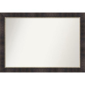 Amanti Art Odin Antique Bronze Non-Beveled Wood Framed Bathroom Vanity Wall Mirror - 1 of 4