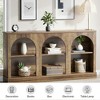 MAYEERTY 63" Console Table, Farmhouse Entryway Table with 3 Tier Storage - 4 of 4