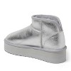 Fireside by Dearfoams Women's Kingston Genuine Shearling Platform Bootie - 2 of 4