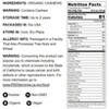 Organic Dry Roasted Whole Cashews - Non-GMO, Unsalted, Oven Roasted Cashew Nuts, No Oil Added, Kosher, Vegan - 4 of 4