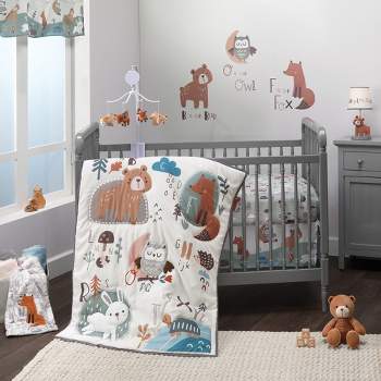 Bedtime Originals Animal Alphabet 5-Piece Infant Nursery Baby Crib Bedding Set