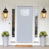 Black Aluminum Light Fixtures LED Outdoor Wall Lights Light That Comes On Automatically At Night Waterproof Modern Glass Sconce-The Pop Home - 2 of 4