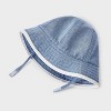 Baby Girls' Summer Celebration Hat - Cat & Jack™ Blue - 2 of 3