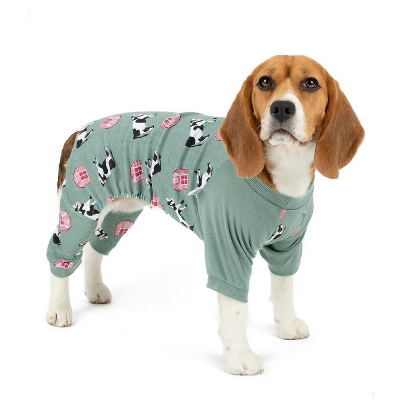Leveret Dog Cotton Animal Print Pajamas, 2 of 4
