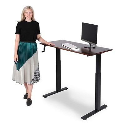 SDADI Adjustable Height Standing Desk Student Desk with Swinging Footrest Opt... 