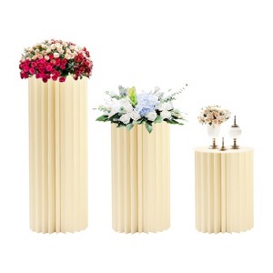 YIYIBYUS Cylinder Flowers Stand, Columns Display for Wedding Party Garden Decoration - 1 of 4