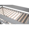 NicBex Modern Twin/Full Size Loft Bed with Desk & Storage,Wooden Loft Bed with Wardrobe,Cabinets & Space-Saving Design,Twin Loft Bed  for Kids,Teen - 4 of 4