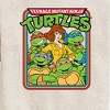 Boys' - Teenage Mutant Ninja Turtles - Retro Group April Graphic Long Sleeve Fleece Sweatshirt - 2 of 4