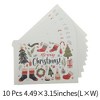 Unique Bargains Christmas Greeting Card Multicolor 4.5 "x3.1" 10 Pcs - 3 of 4