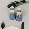 Blue Rose Polish Pottery Manufaktura Salt & Pepper Shakers - 2 of 4