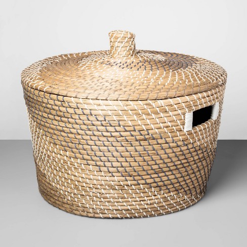 kmart plastic basket with lid