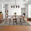 Modern Geometric Washable Area Rug - Non-Slip Stain Resistant Low Pile Carpet for Living Room, Bedroom & Dining Room - 3 of 4