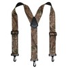 CTM Men's Elastic Camouflage Suspenders with Black Swivel Clips - 2 of 4
