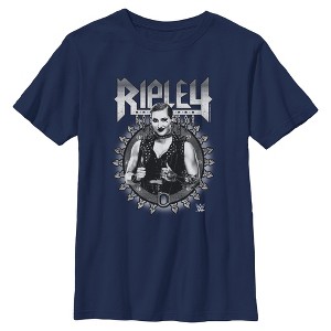 Boy's WWE Ripley Black and White Photo T-Shirt - 1 of 4